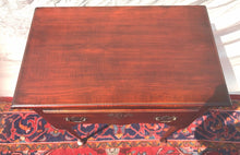 Load image into Gallery viewer, HIGHLY FIGURED CHERRY QUEEN ANNE SERVING TABLE -PEG JOINED &amp; TOP QUALITY ITEM!