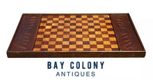 Load image into Gallery viewer, 19TH C ANTIQUE COUNTRY PRIMITIVE MIXED WOOD GAME BOARD ~ CHECKERS / CHESS