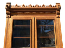 Load image into Gallery viewer, 19th C Antique Victorian Walnut Carved Bookcase - 8.5 Feet Tall