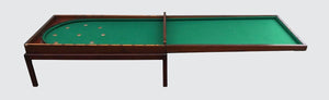 EXCEPTIONAL 19TH C MAHOGANY BAGATELLE PARLOR TABLE GAME ON FITTED FRAME