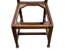 Load image into Gallery viewer, Set of Six Arts &amp; Crafts Mission Oak Dining Chairs With Tulip Inlaid Crest Rails