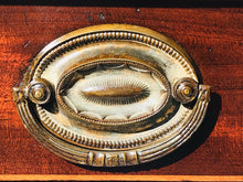 Load image into Gallery viewer, 19TH C ANTIQUE PELATIAH BLISS MAHOGANY HEPPLEWHITE DROP LEAF PEMBROKE TABLE