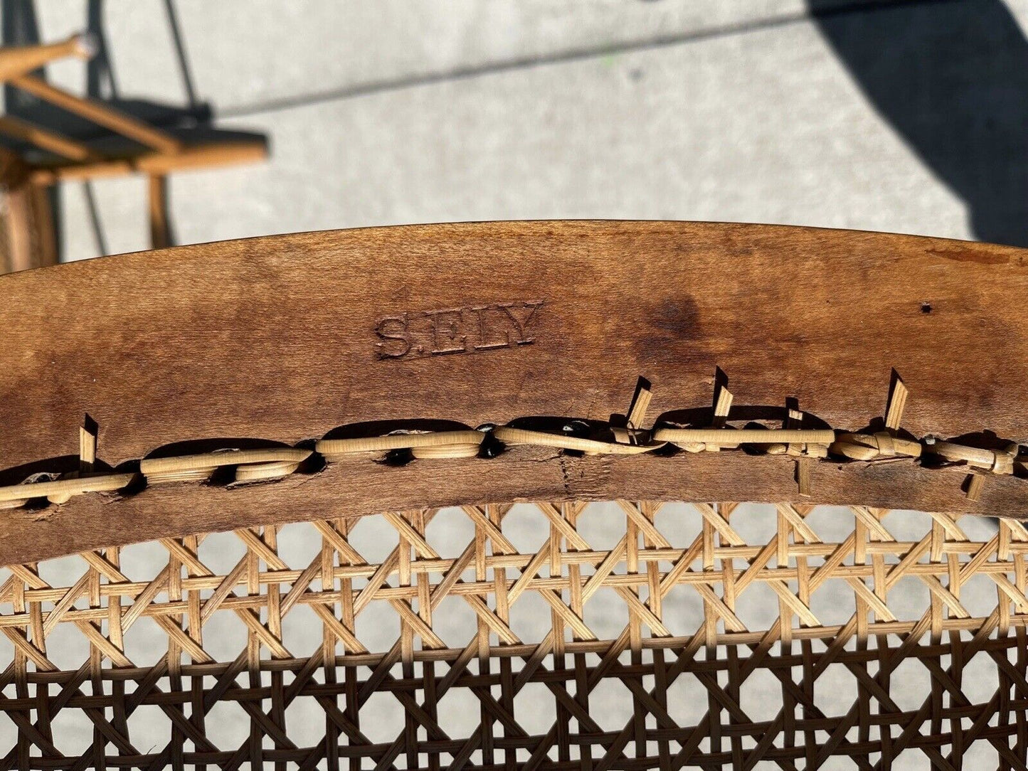 Pair of Federal Bird's Eye Maple New York Side Chairs Signed S. Ely - Circa 1830