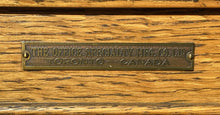 Load image into Gallery viewer, 20TH C ANTIQUE ARTS &amp; CRAFTS TIGER OAK FILE CABINET ~ OFFICE SPECIALTY MFG CO