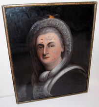 Load image into Gallery viewer, WILLIAM MATHEW PRIOR MARTHA WASHINGTON ON REVERSE GLASS PAINTING