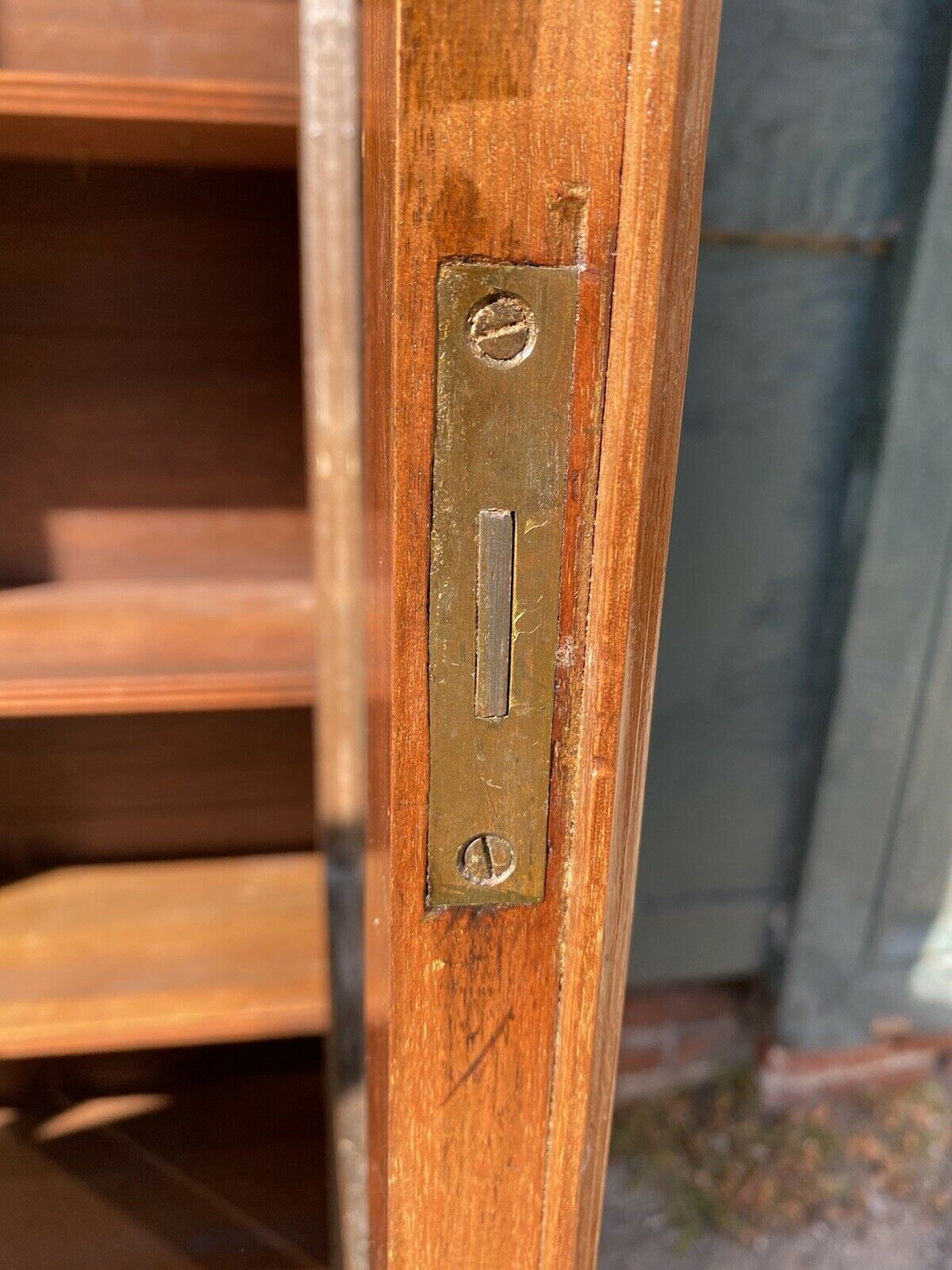 19th C Antique Victorian Walnut Carved Bookcase - 8.5 Feet Tall