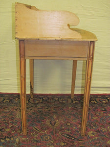 EARLY 19TH CENTURY HEPPLEWHITE RARE BAMBOO PAINTED WASH STAND