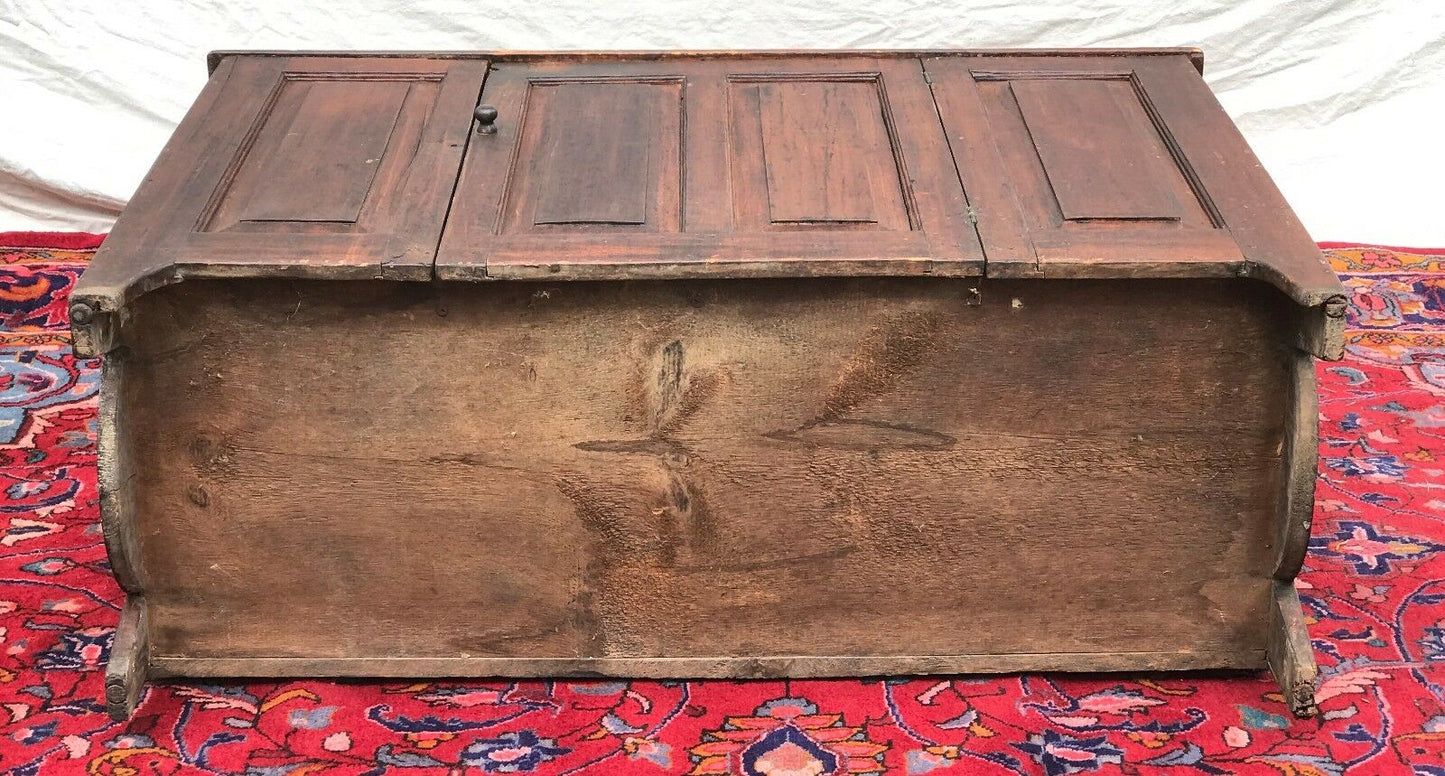 18TH C QUEEN ANNE COUNTRY PRIMITIVE ANTIQUE SIDEBOARD / SERVER ~ORIGINAL VARNISH