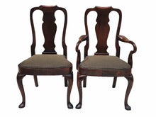 Load image into Gallery viewer, 20TH C HENKEL HARRIS MAHOGANY DOUBLE PEDESTAL DINING SET ~~ TABLE &amp; 12 CHAIRS