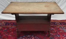 Load image into Gallery viewer, 18TH CENTURY HUDSON RIVER VALLEY HUTCH TABLE IN OLD RED PAINT FINISH