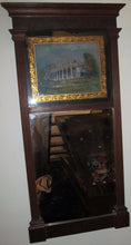 Load image into Gallery viewer, EARLY 19TH CENTURY FEDERAL REVERSE PAINTED MIRROR DEPICTING MOUNT VERNON