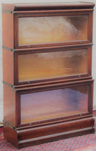 Load image into Gallery viewer, MACEY OAK BARRISTER BOOKCASE WITH EXTRA LARGE D 12 1/4&quot; BASE