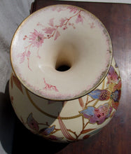 Load image into Gallery viewer, LARGE EXCELLENT STOKE ON TRENT POINTONS FLORAL PAINTED VASE 13 1/2: TALL-BEST!