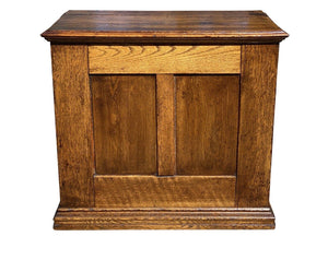 Antique Victorian Oak 6 Drawer File Cabinet / Spool Cabinet