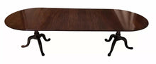 Load image into Gallery viewer, 20TH C HENKEL HARRIS DOUBLE PEDESTAL MAHOGANY DINING / BANQUET TABLE ~~ 9+ FEET