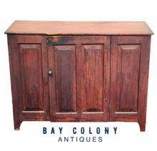 Load image into Gallery viewer, 18TH C QUEEN ANNE COUNTRY PRIMITIVE ANTIQUE SIDEBOARD / SERVER ~ORIGINAL VARNISH