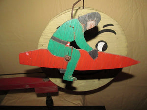 Buck Rogers Vintage Folk Art Whirligig Toy
