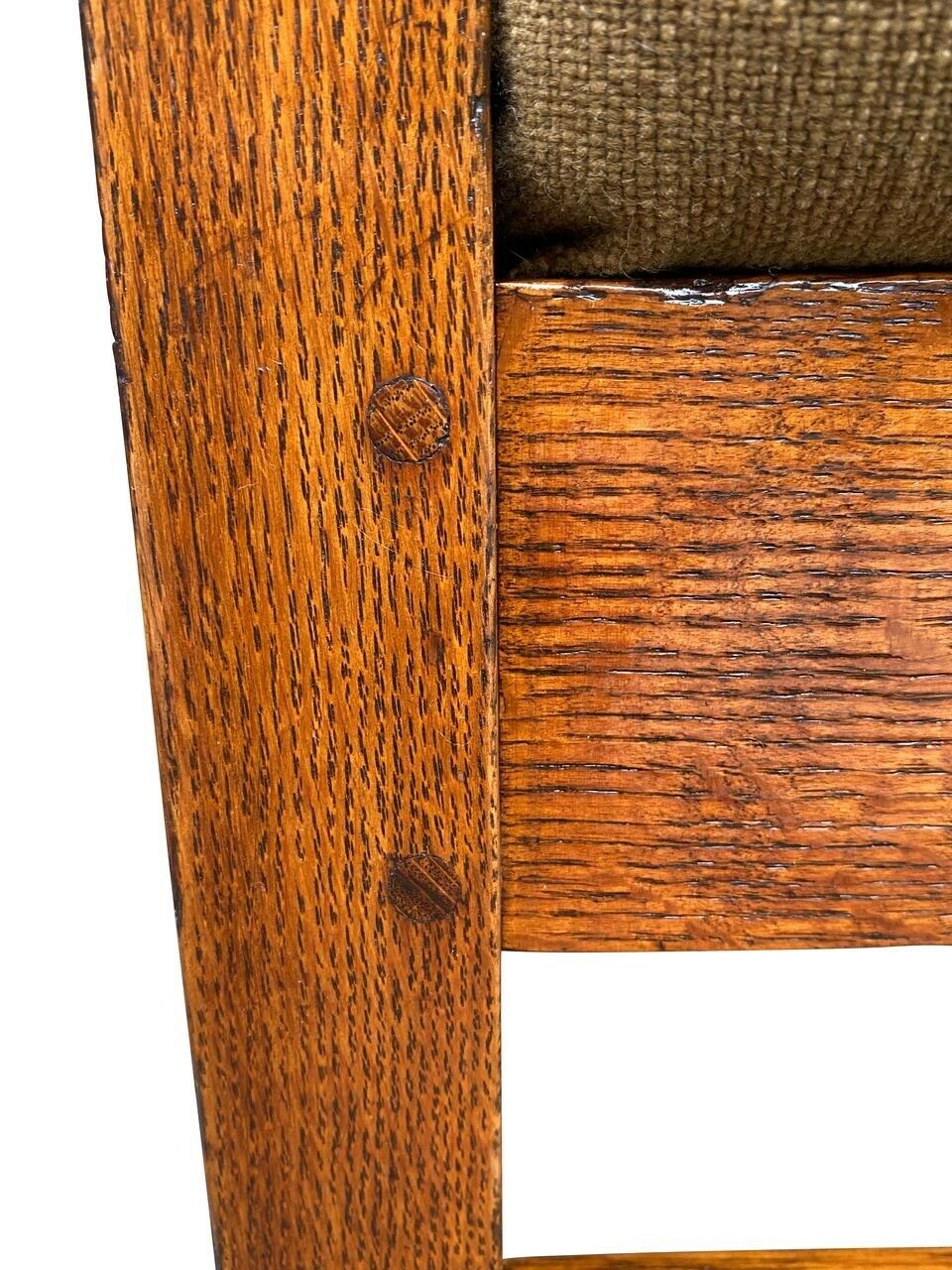 20th C Antique Arts & Crafts L & Jg Stickley Slatted Arm Chair ~ Model #450