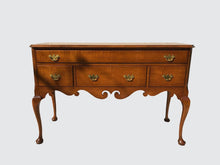 Load image into Gallery viewer, EARLY BAKER FURNITURE CO TIGER MAPLE QUEEN ANNE STYLED SIDEBOARD