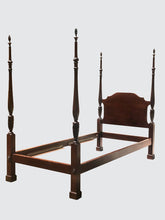 Load image into Gallery viewer, WONDERFUL PAIR OF CENTENNIAL FEDERAL STYLE MAHOGANY PLANTATION STYLE CUSTOM BEDS