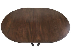 20TH C HENKEL HARRIS DOUBLE PEDESTAL MAHOGANY DINING TABLE ~~ EXPANDS TO 9+ FEET