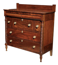 Load image into Gallery viewer, 19th C Antique New England Sheraton Mahogany Sideboard / Server ~ Salem Ma