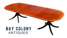 Load image into Gallery viewer, 20TH C COUNCILL CRAFTSMEN FEDERAL ANTIQUE STYLE MAHOGANY DINING / BANQUET TABLE