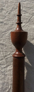 EXCEPTIONAL SOLID MAHOGANY 4 POSTER FULL SIZED FEDERAL STYLED PENCIL POST BED