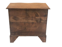 Load image into Gallery viewer, 19TH C TIGER MAPLE CHIPPENDALE SERPENTINE ANTIQUE DRESSER / BACHELORS CHEST