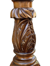 Load image into Gallery viewer, 20th C Vintage King Size Sheraton Style Carved Mahogany Four Post Bed