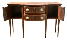 Load image into Gallery viewer, 20TH C  FEDERAL ANTIQUE STYLE MAHOGANY SIDEBOARD / SERVER BY COUNCILL CRAFTSMEN