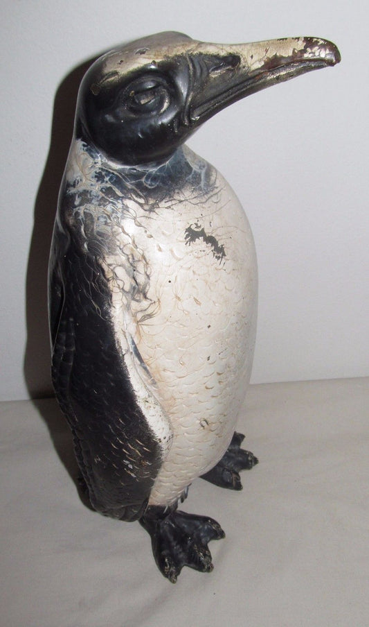 1920'S ANTIQUE HAND PAINTED COOPER PENGUIN-CLICQUOT CLUB SODA ADVERTISING MASCOT