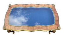 Load image into Gallery viewer, 20th C French Antique Style Walnut Lift Top Coffee Table / Glass Top Vitrine