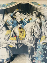 Load image into Gallery viewer, 19TH C ANTIQUE CURRIER &amp; IVES WASHINGTON’S RECEPTION ON THE BRIDGE AT TRENTON