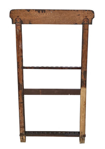 Antique Arts & Crafts Mahogany Brunswick Balke Collender Billiard's Rack