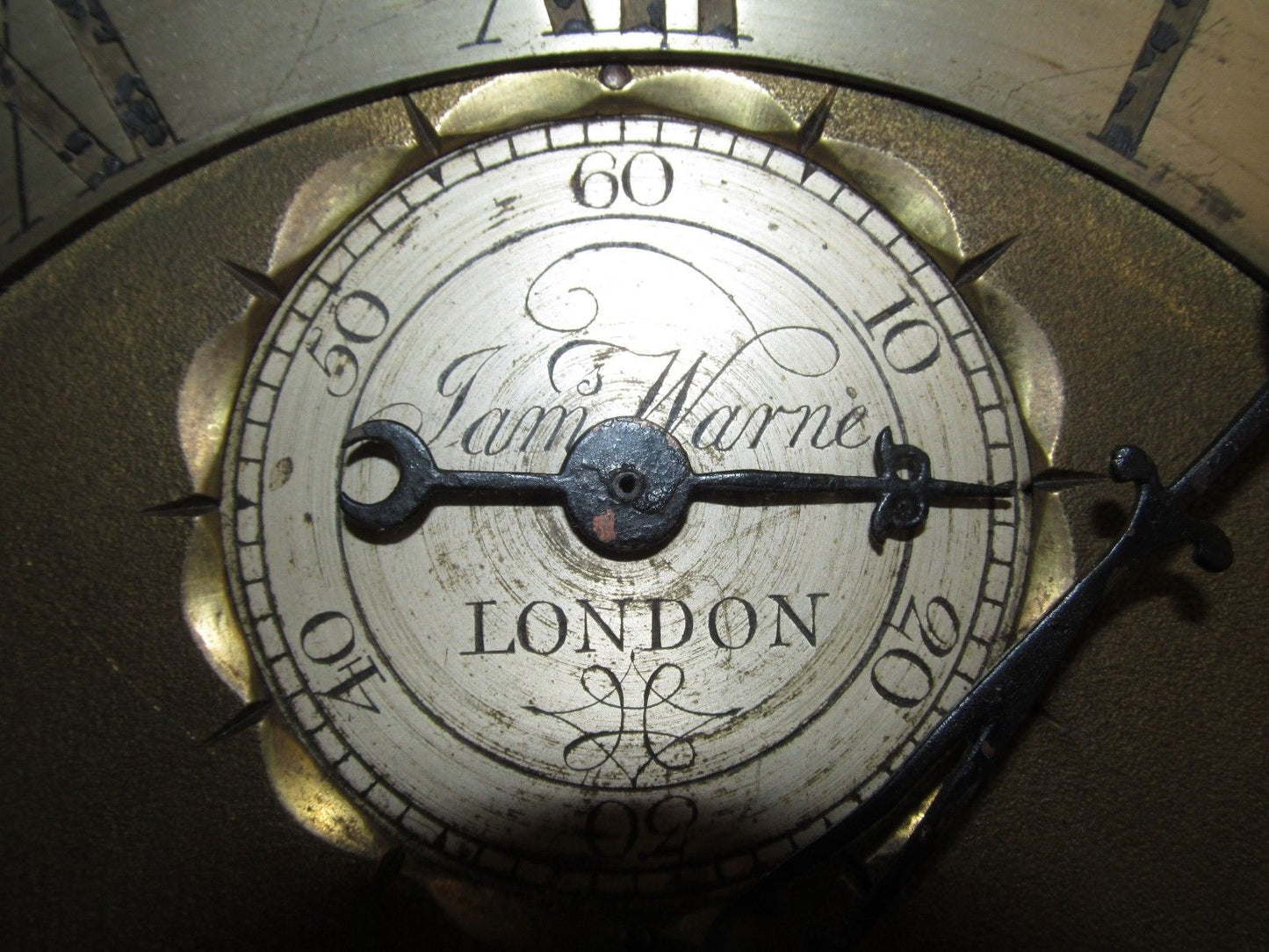 18TH CENTURY CHIPPEDALE PERIOD TALL CASE CLOCK WITH BRASS SAM WERNE MOVEMENT