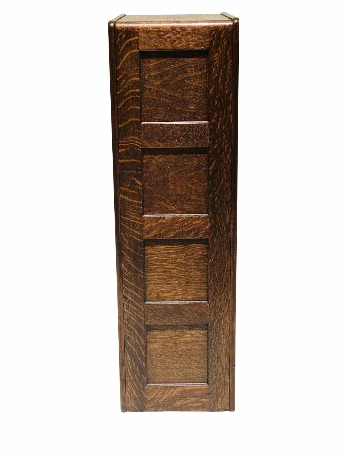 20TH C ANTIQUE ARTS & CRAFTS / MISSION OAK FILE CABINET ~ LIBRARY BUREAU SOLE