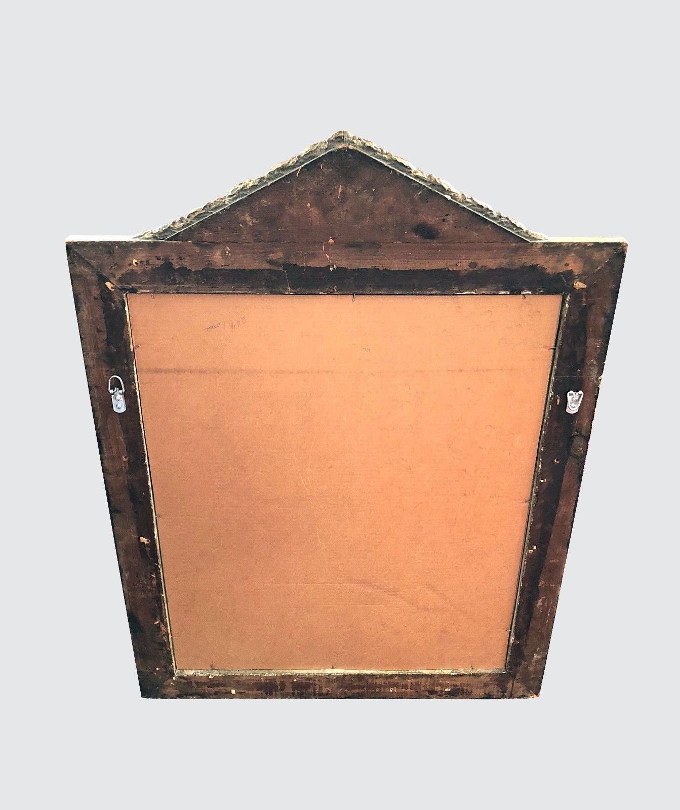 18TH CENTURY HUDSON RIVER VALLEY DUTCH BAROQUE FRAME WITH MIRROR