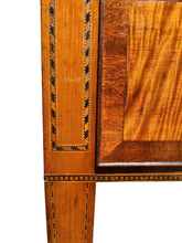 Load image into Gallery viewer, 19TH C ANTIQUE FEDERAL PERIOD TIGER MAPLE NEW HAMPSHIRE LADIES SECRETARY DESK
