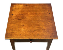 Load image into Gallery viewer, 19th C Antique Walnut Hepplewhite Splayed Leg Worktable / Nightstand