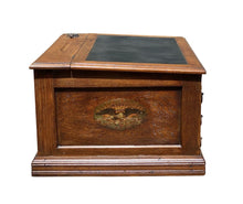 Load image into Gallery viewer, Antique Victorian Oak Six Drawer Merrick&#39;s Spool Cabinet - Original Eagle Decals