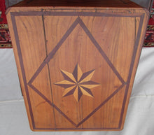 Load image into Gallery viewer, LARGE 19TH CENTURY FINELY INLAID SAILORS BOX WITH MARINERS STAR