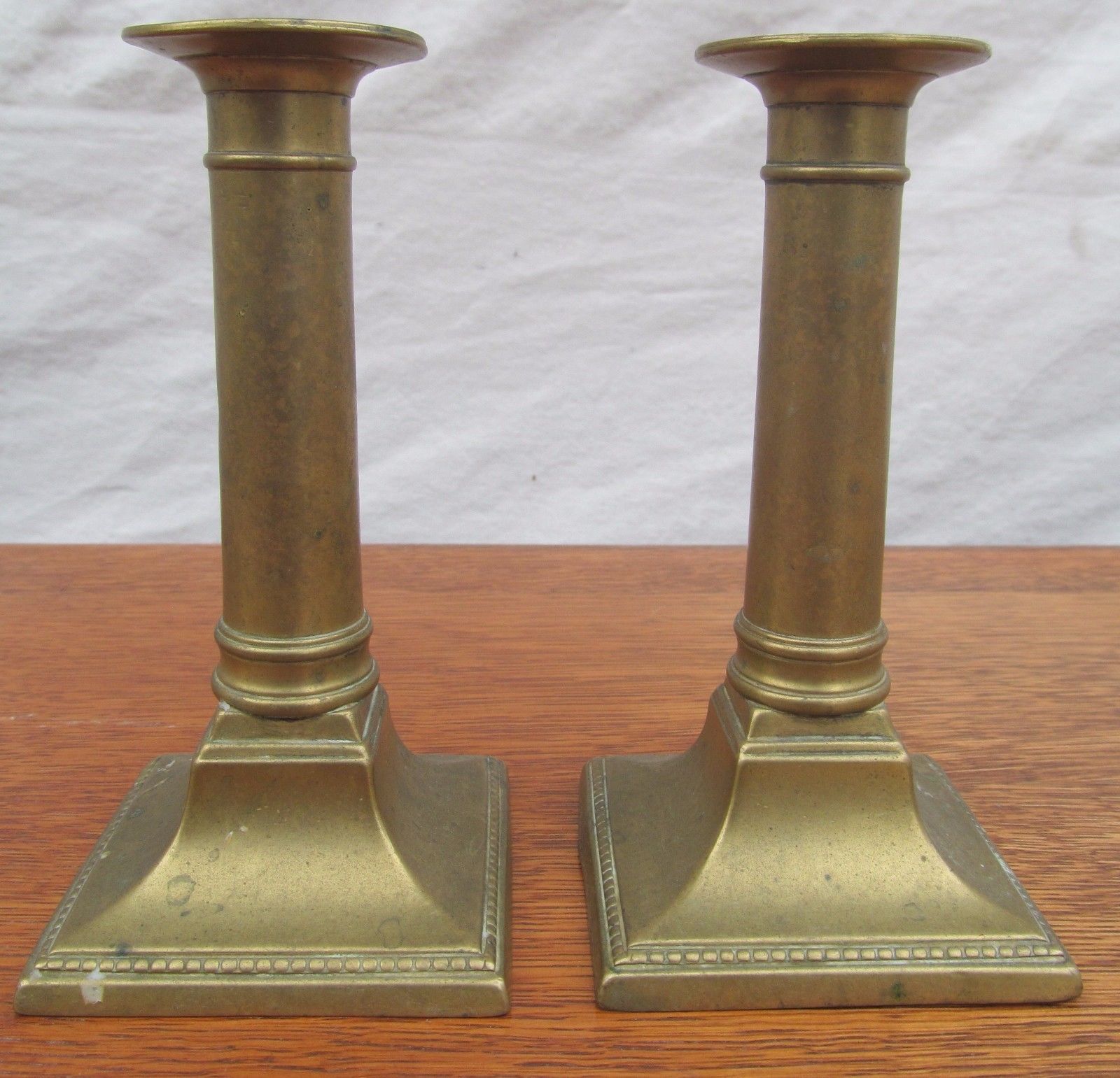 Brass Push Up Candlesticks