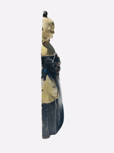 Load image into Gallery viewer, 19TH C ANTIQUE VICTORIAN WOMAN CAST IRON DOORSTOP ~ GREAT ORIGINAL PAINT