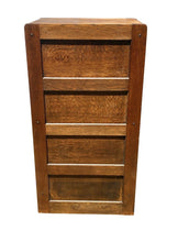 Load image into Gallery viewer, Antique Oak Wood File Cabinet - Library Bureau Sole Makers