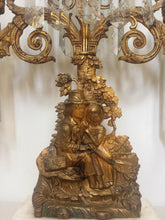 Load image into Gallery viewer, FINE 19TH CENTURY 3 PIECE GIRANDOLE CANDELABRA SET