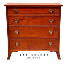 Load image into Gallery viewer, 18TH C ANTIQUE PENNSYLVANIA HEPPLEWHITE CHERRY DRESSER / CHEST