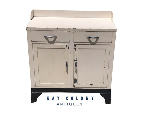 20TH C ART DECO STEEL MEDICAL / DENTAL  CABINET