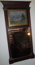 Load image into Gallery viewer, EARLY 19TH CENTURY FEDERAL REVERSE PAINTED MIRROR DEPICTING MOUNT VERNON