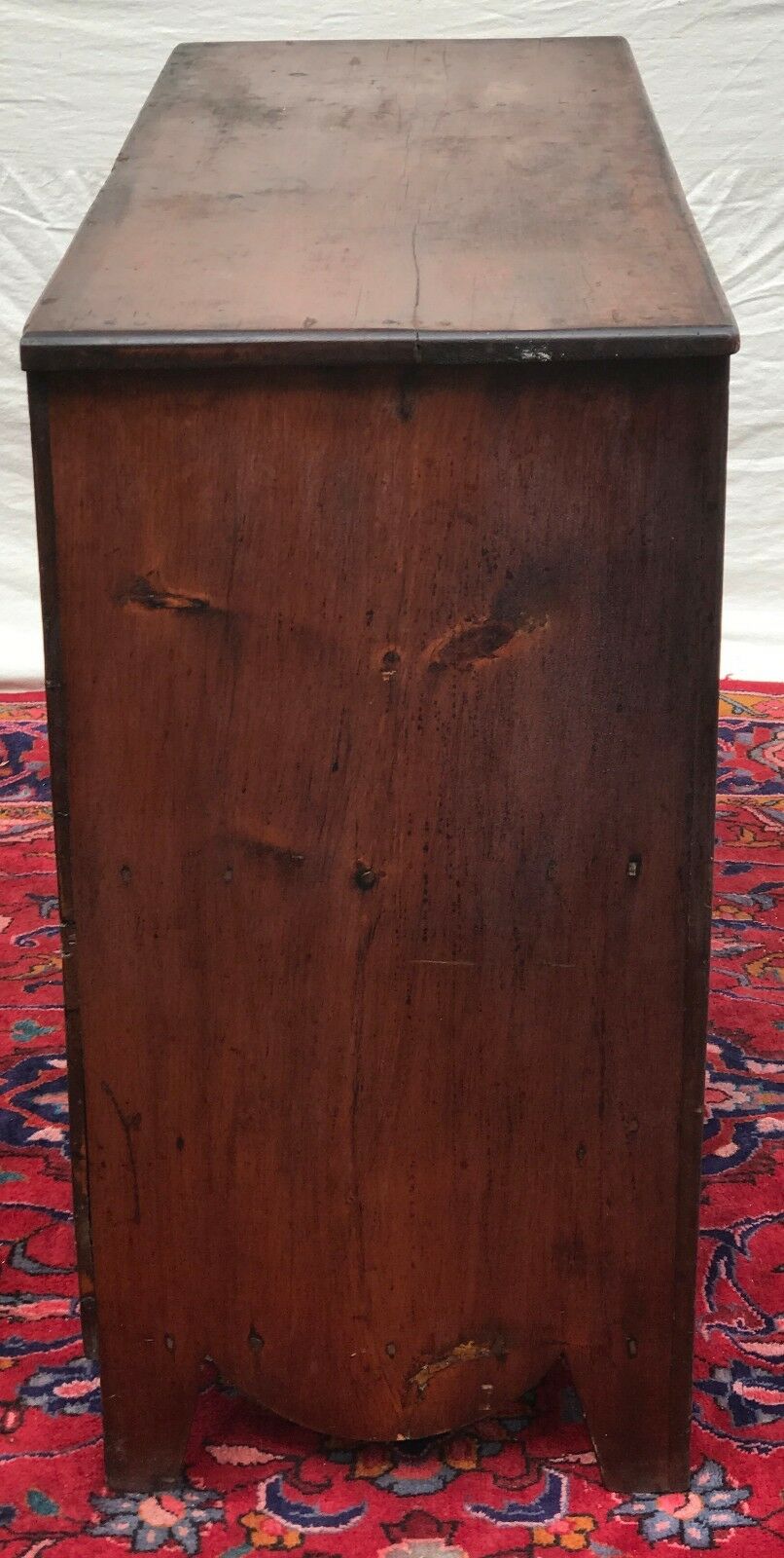 18TH C QUEEN ANNE COUNTRY PRIMITIVE ANTIQUE SIDEBOARD / SERVER ~ORIGINAL VARNISH